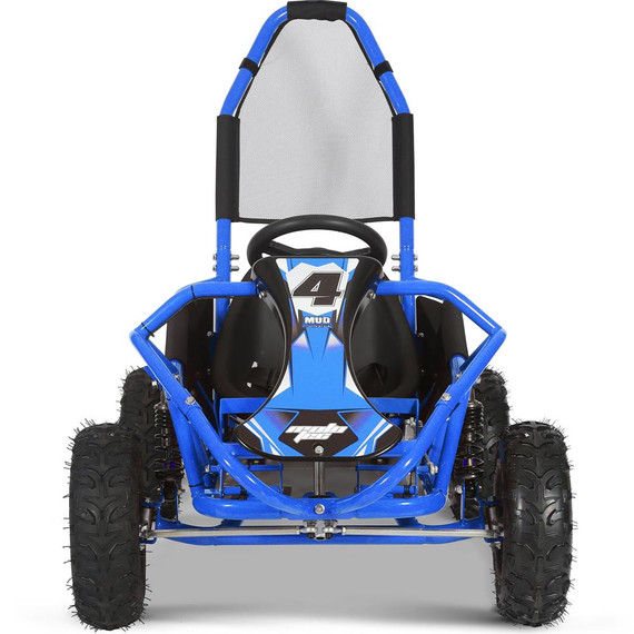 MotoTec Mud Monster Kids Gas Powered 98cc Go Kart Full Suspension