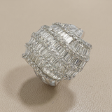 Baguette Diamond Cocktail Ring 3.00tcw