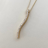Diamond Drop Pendant Necklace 0.24tcw