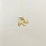 Small Dog Pendant 0.06tcw