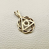 Spiritual Gold Pendant 14kt