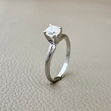 Solitaire Engagement Ring 0.52tcw