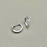 Infinity Diamond Hoops 0.14tcw