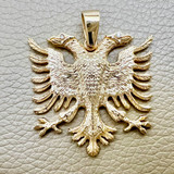 albanian eagle gold pendant