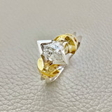 Marquise & Round Diamond Ring 0.76tcw