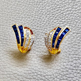 Luxury Sapphire Earrings