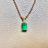 Emerald Diamond Pendant 2.00tcw