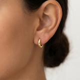 2.50mm Gold Huggie Hoops