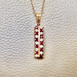 ruby pendant necklace,