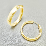 Gold Hoops 6mm