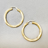 Twist Hoops 3.75mm