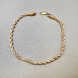 Rope Bracelet 4mm 11.50g