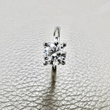 Round Diamond Solitaire Engagement Ring 2.50mm 1.00tcw Round Diamond Solitaire Engagement Ring 2.50mm 1.00tcw