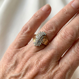 Vintage Diamond Cluster Ring 0.75tcw