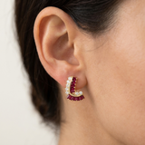 Ruby Stud Earrings 1.42tcw