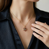 Zoisite Pendant | Unique Mens Necklace