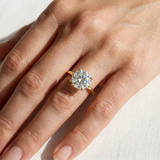 Round Diamond Solitaire Engagement Ring 1.56tcw Yellow Gold