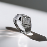 Invisible Setting Diamond Ring 0.50ct | Men's Rings Invisible Setting Diamond Ring 0.50ct | Men's Rings