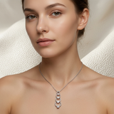 Diamond Necklace White Gold 0.25tcw