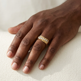 Channel-Set Diamond Wedding Ring 0.75tcw