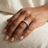 Diamond Band White Gold 0.32tcw