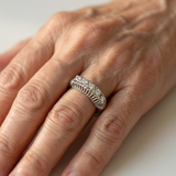 Vintage Diamond Band High Profile 0.25tcw