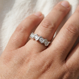 4 Stone Diamond Ring 0.82tcw