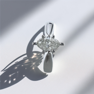 Marquise Diamond Solitaire Engagement Ring 0.45tcw Marquise Diamond Solitaire Engagement Ring 0.45tcw