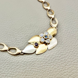 Bipiemme Oro 18kt Gold Necklace 2.76tcw