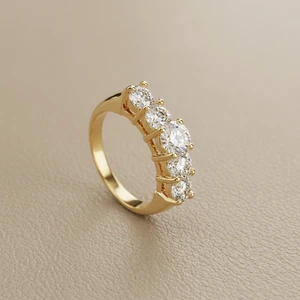 5-Stone Anniversary Diamond Ring 1.08tcw