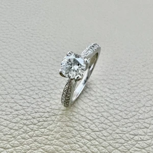 1.05tcw diamond engagement ring — front view