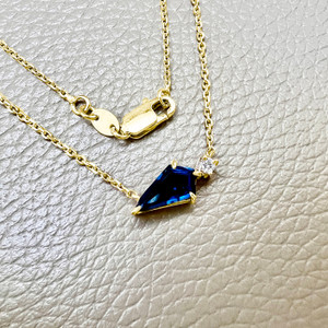 Kite London Blue Topaz Necklace 0.95tcw Kite London Blue Topaz Necklace 0.95tcw
