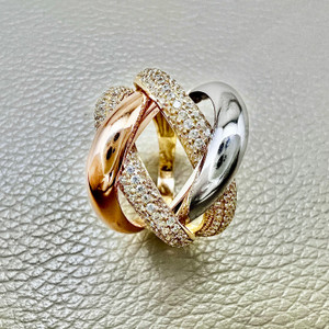 Gold Cocktail Ring 1.00tcw Gold Cocktail Ring 1.00tcw