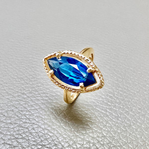 london blue topaz ring