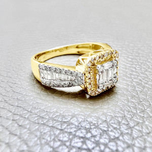 Baguette Diamond Engagement Ring Baguette Diamond Engagement Ring