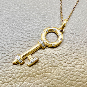 key diamond pendant key diamond pendant