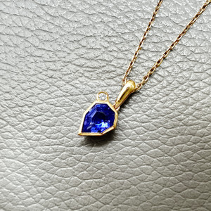 Tanzanite Diamond Pendant Necklace Tanzanite Diamond Pendant Necklace