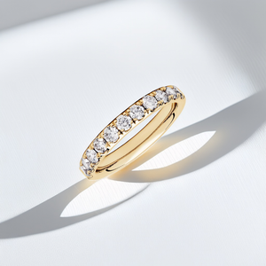 0.75ct Pavé Diamond Ring