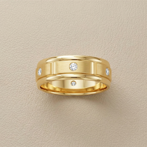 Men's 7mm 0.30 CTW Diamond Wedding Ring