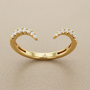 Open Claw Diamond Ring 0.25tcw