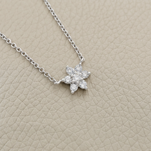 Star Diamond Necklace 0.28tcw