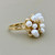 Pearl Cluster Fashion Ring 5.72tcw