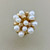 Pearl Cluster Fashion Ring 5.72tcw
