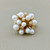 Pearl Cluster Fashion Ring 5.72tcw