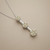 Diamond Cluster Drop Pendant Necklace 0.90tcw