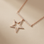 Diamond Bar Star Necklace 0.25tcw