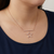 Diamond Bar Star Necklace 0.25tcw