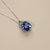 London Blue Topaz Pendant Necklace 6.62tcw