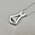 Princess Diamond Fashion Pendant Necklace 0.24tcw WG