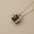 Smokey Topaz Diamond Pendant Necklace 5.60tcw